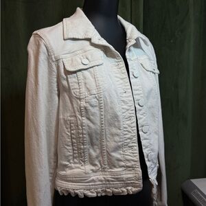 Elle Off-White Jean Jacket